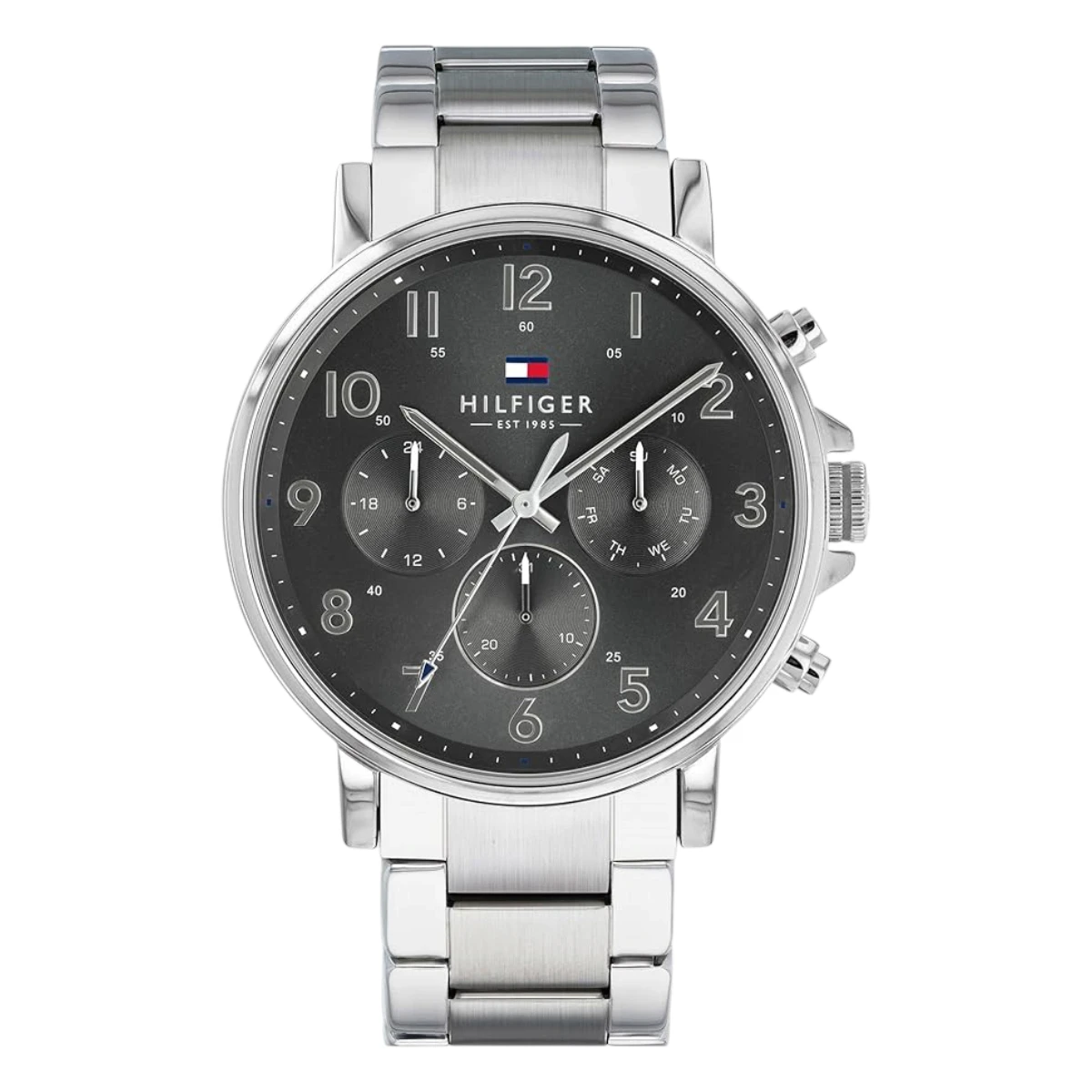 1710382 Tommy Hilfiger Daniel Quartz Stållänk Grå