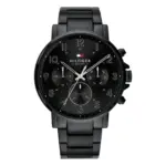 Tommy Hilfiger Daniel Quartz Stållänk Svart
