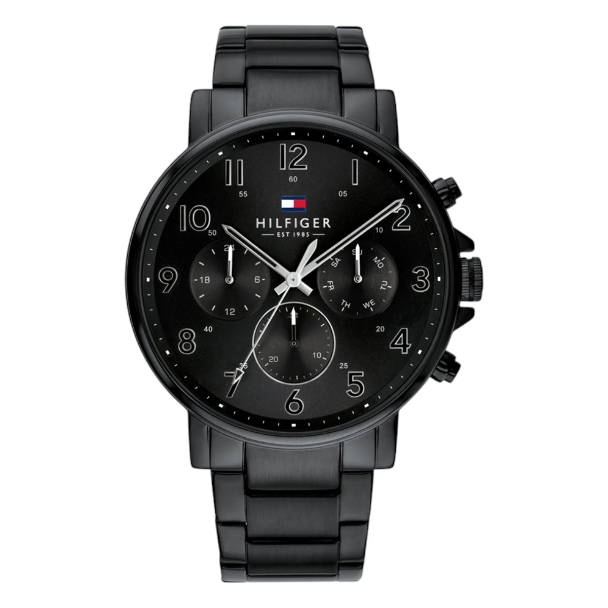 1710383 Tommy Hilfiger Daniel Quartz Stållänk Svart