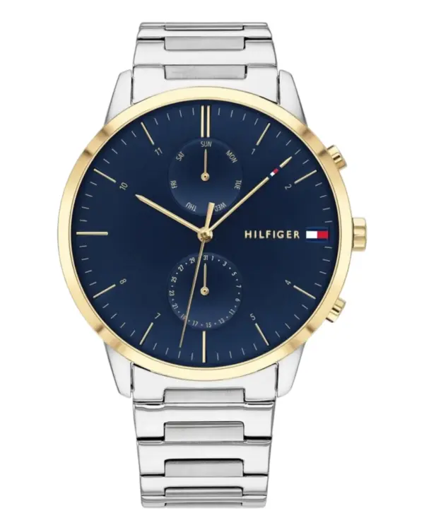 Tommy Hilfiger Hunter Quartz Stållänk Blå
