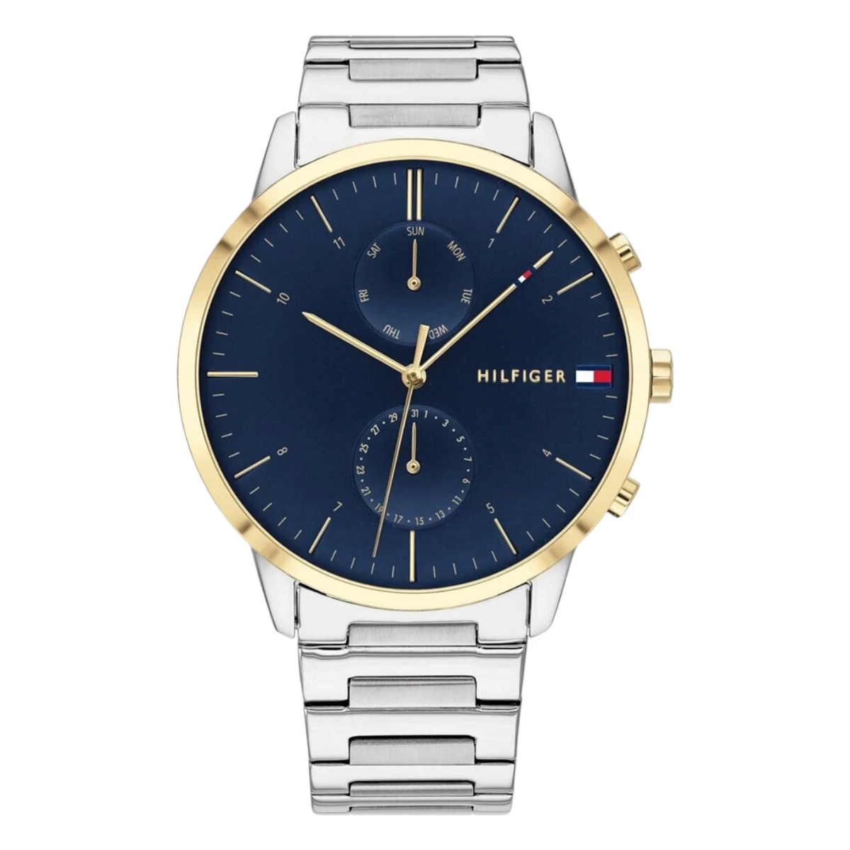 1710408 Tommy Hilfiger Hunter Quartz Stållänk Blå