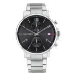 Tommy Hilfiger Daniel Quartz Stållänk Svart