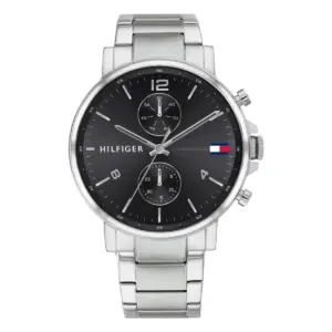 Tommy Hilfiger Daniel Quartz Stållänk Svart