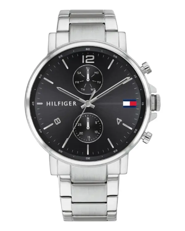Tommy Hilfiger Daniel Quartz Stållänk Svart