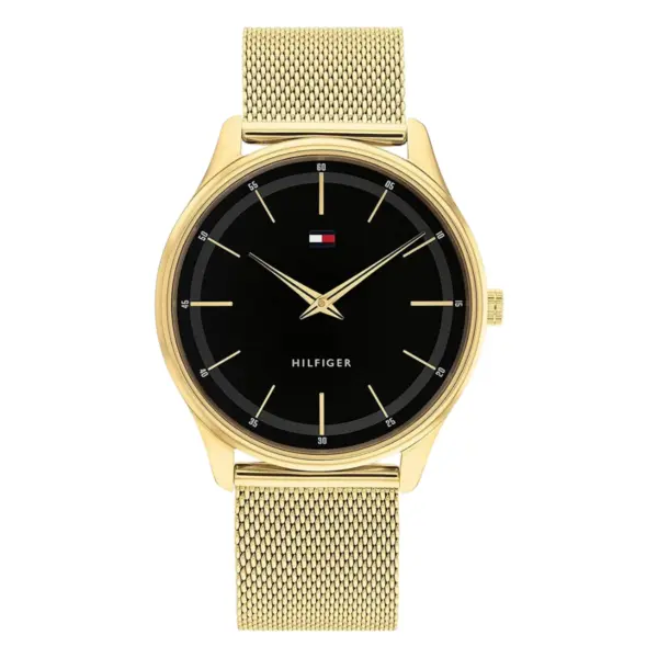 Tommy Hilfiger Adrian Quartz Mesh Svart