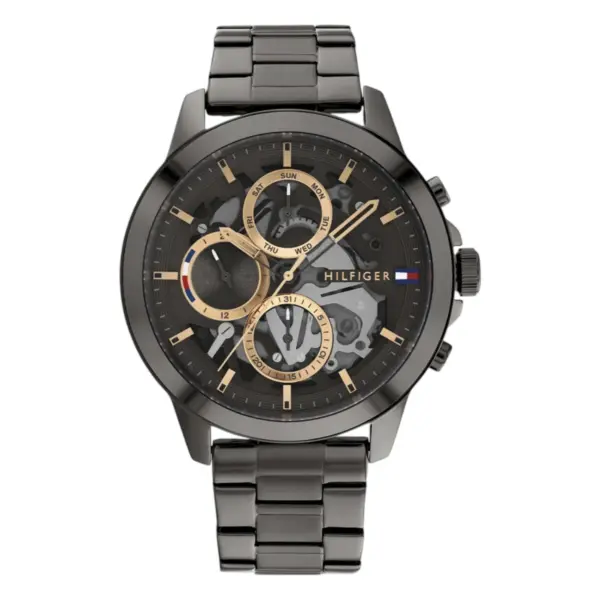 Tommy Hilfiger Henry Quartz Stållänk Grå