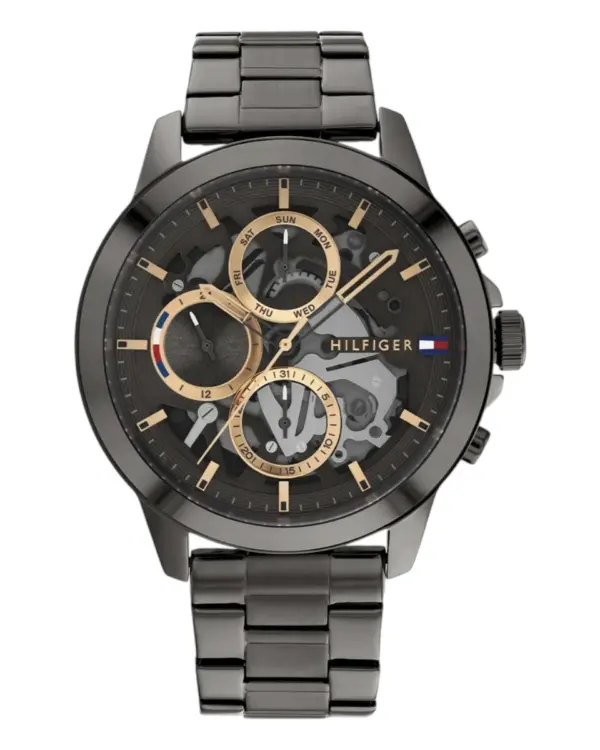 Tommy Hilfiger Henry Quartz Stållänk Grå
