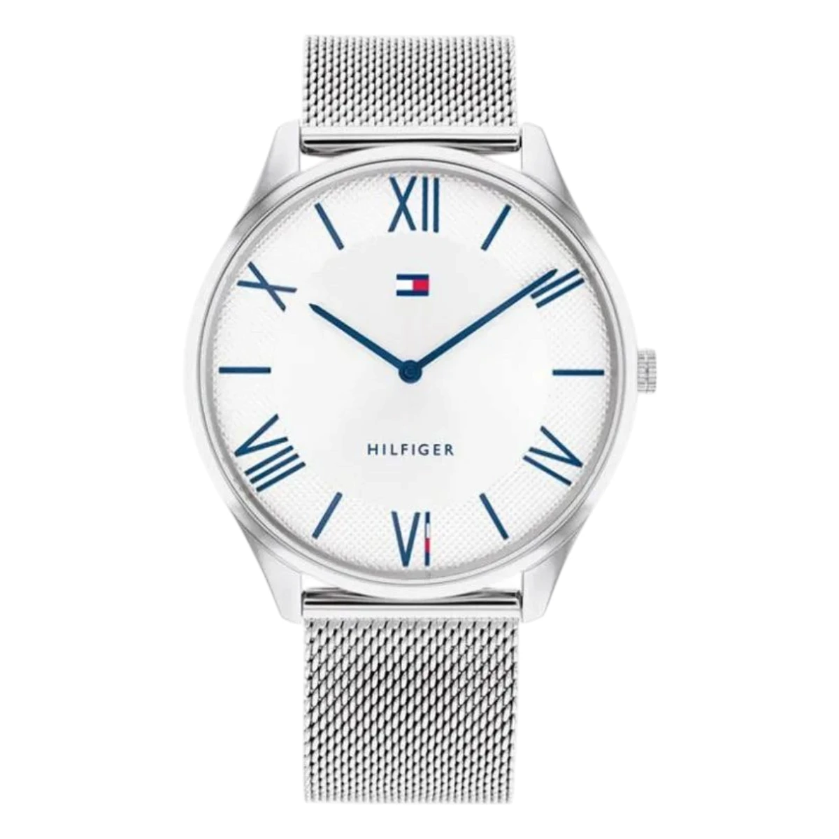 1710512_1 Tommy Hilfiger Becker Quartz Mesh Silver - Bild 1