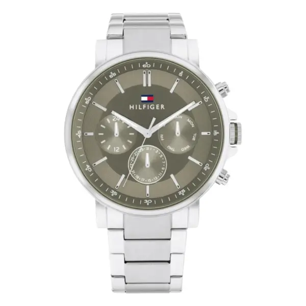 Tommy Hilfiger Tyson Quartz Stållänk Grå