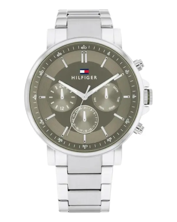 Tommy Hilfiger Tyson Quartz Stållänk Grå