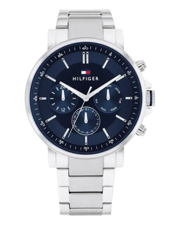 Tommy Hilfiger Tyson Quartz Stållänk Blå