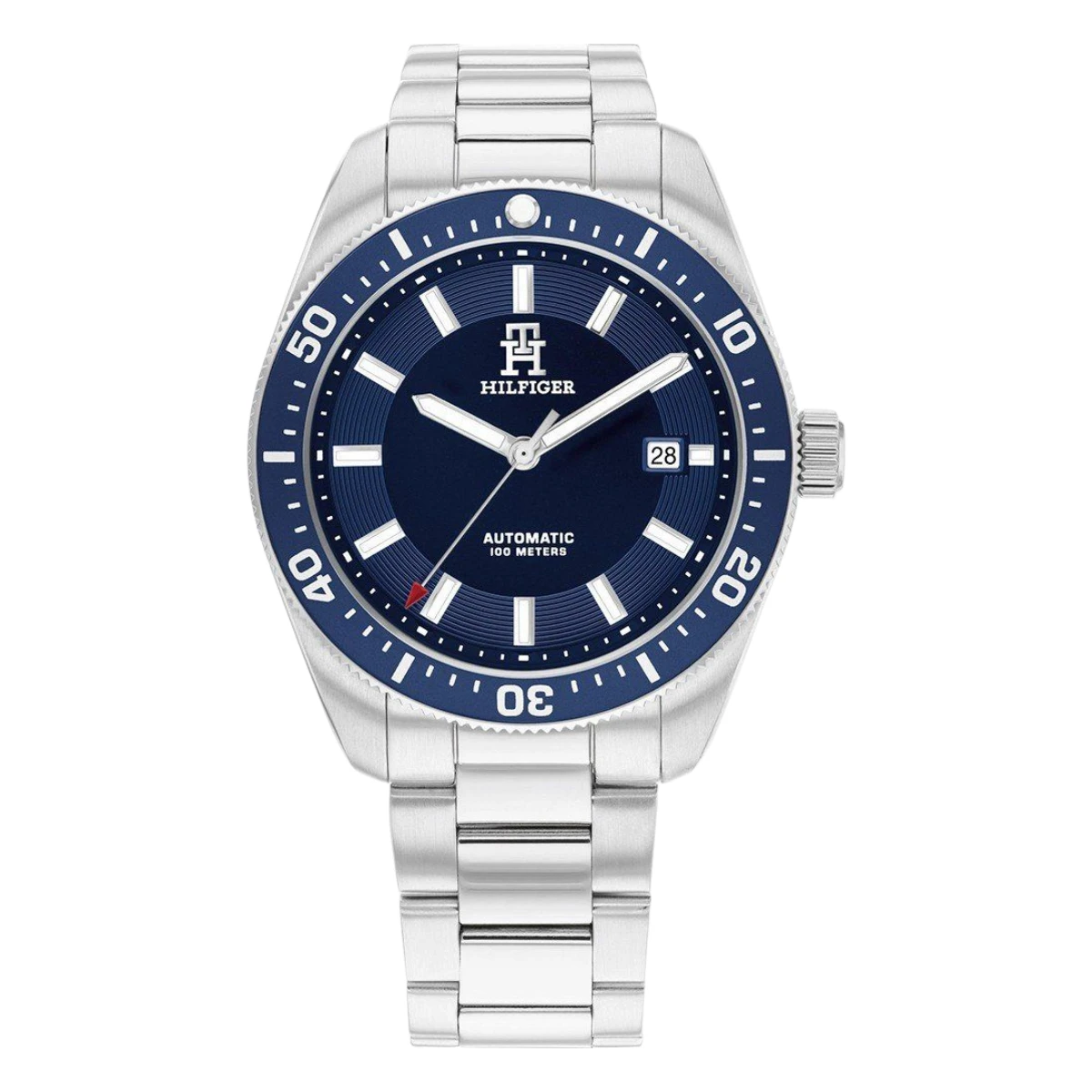 1710591_1 Tommy Hilfiger Automatic Stållänk Blå - Bild 1