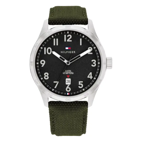 Tommy Hilfiger Forrest Quartz Textil Svart