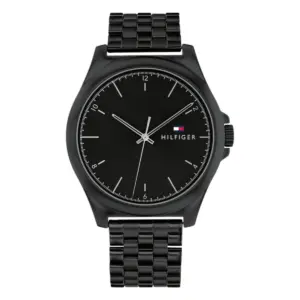 Tommy Hilfiger Norris Quartz Stållänk Svart