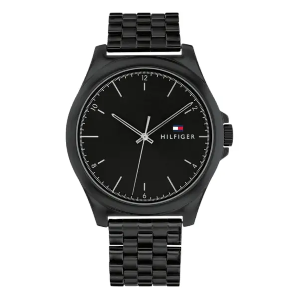 Tommy Hilfiger Norris Quartz Stållänk Svart