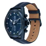 Tommy Hilfiger Jax Quartz Läder Blå - Bild 2