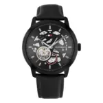 Tommy Hilfiger Henry Automatic Läder Svart