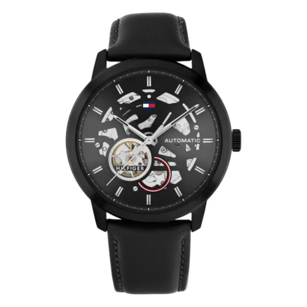 Tommy Hilfiger Henry Automatic Läder Svart