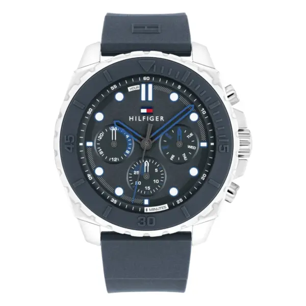 Tommy Hilfiger Morgan Quartz Silikon Blå