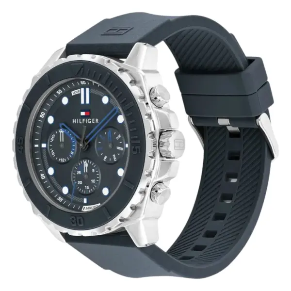 Tommy Hilfiger Morgan Quartz Silikon Blå, bild 2