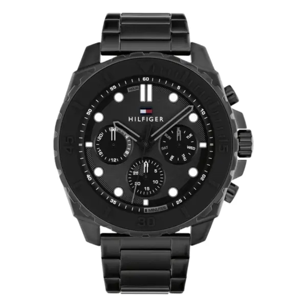 Tommy Hilfiger Morgan Quartz Stållänk Svart