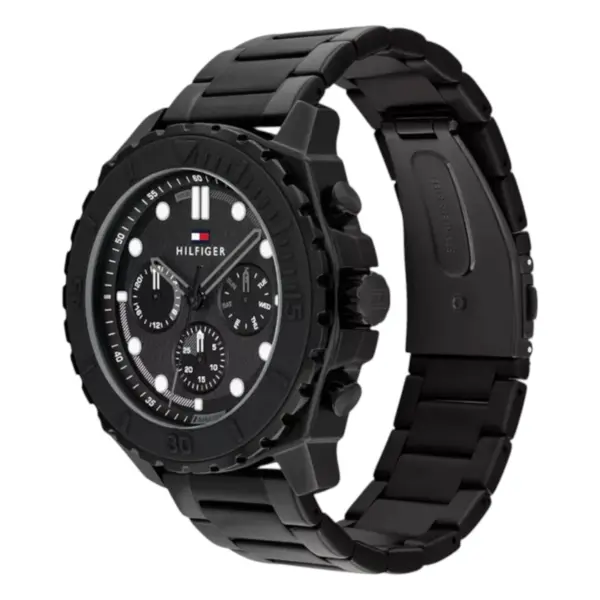 Tommy Hilfiger Morgan Quartz Stållänk Svart, bild 2