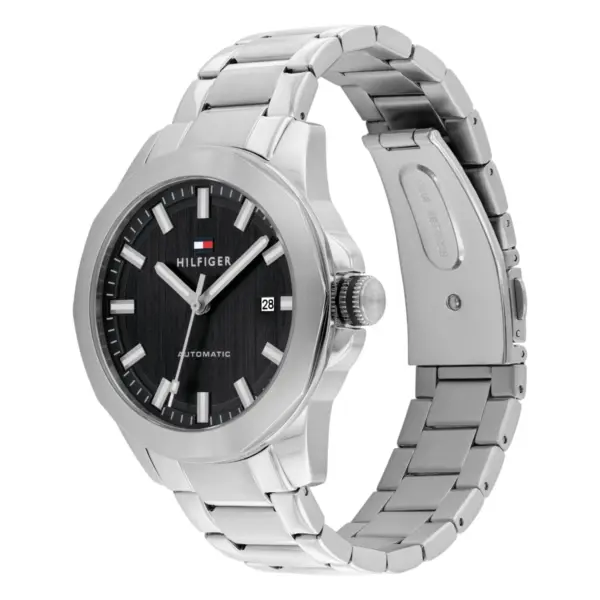 Tommy Hilfiger Lars Automatic Stållänk Svart, bild 2