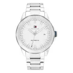 Tommy Hilfiger Lars Automatic Stållänk Vit