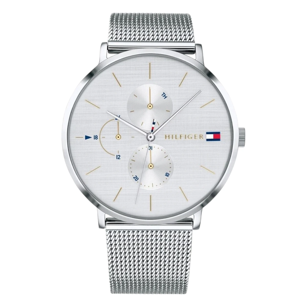 1781942 Tommy Hilfiger Jenna Quartz Stållänk Silver