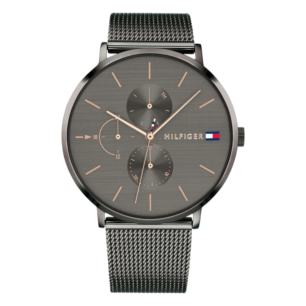1781945 Tommy Hilfiger Jenna Quartz Stållänk Grå
