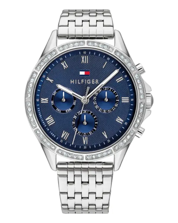Tommy Hilfiger Ari Quartz Stållänk Blå