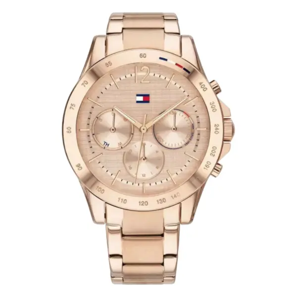 Tommy Hilfiger Haven Quartz Stållänk Roséguld