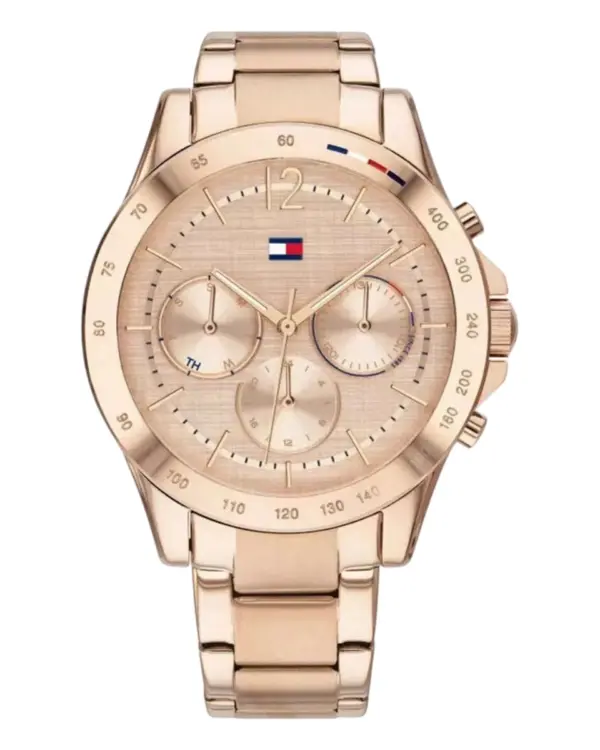 Tommy Hilfiger Haven Quartz Stållänk Roséguld