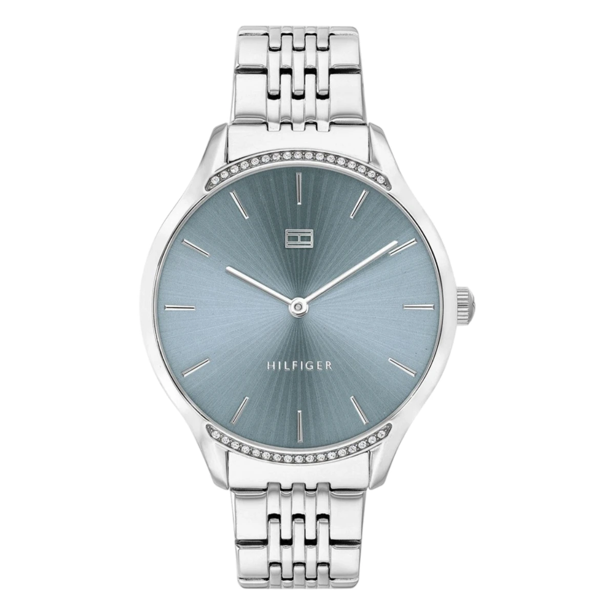 1782210 Tommy Hilfiger Sunray Quartz Stållänk Blå