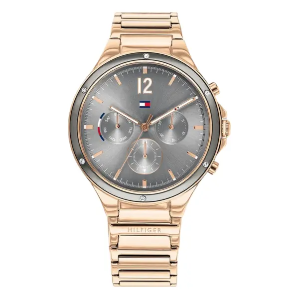 Tommy Hilfiger Eve Quartz Stållänk Grå
