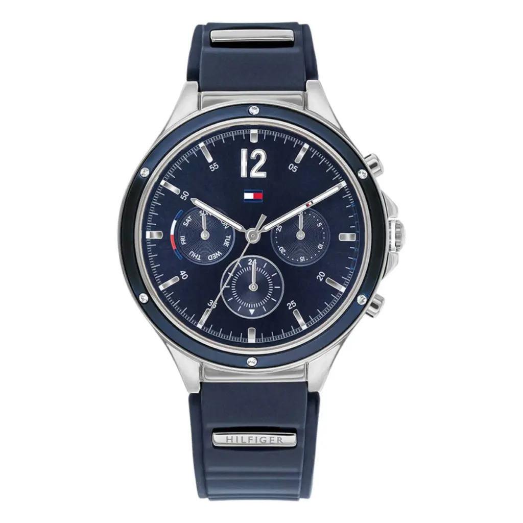 Tommy Hilfiger Eve Quartz Silikon Mörkblå