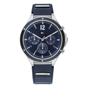 Tommy Hilfiger Eve Quartz Silikon Mörkblå