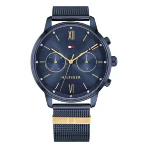 Tommy Hilfiger Blake Quartz Stållänk Blå