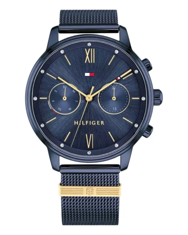 Tommy Hilfiger Blake Quartz Stållänk Blå