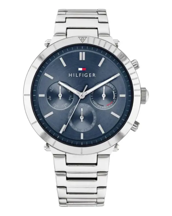 Tommy Hilfiger Emery Quartz Stållänk Blå