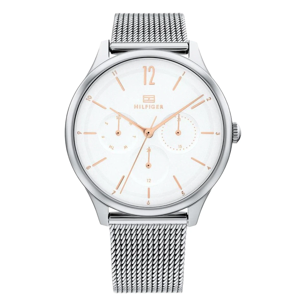 1782456_1 Tommy Hilfiger Layla Quartz Mesh Vit - Bild 1