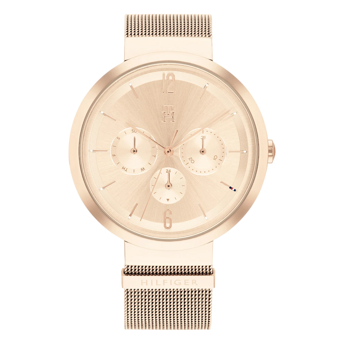 1782538_1 Tommy Hilfiger Lidia Quartz Mesh Roséguld - Bild 1
