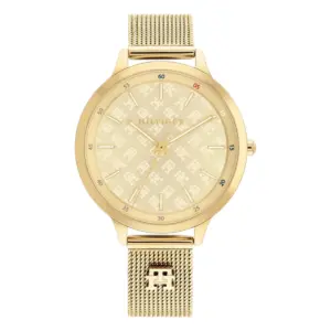Tommy Hilfiger Iris Quartz Milaneselänk Guld