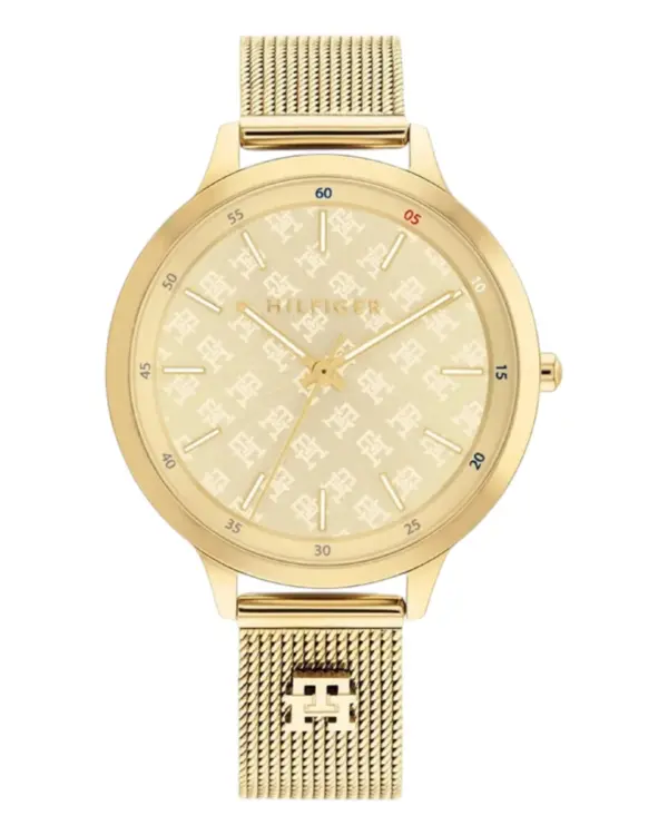Tommy Hilfiger Iris Quartz Milaneselänk Guld