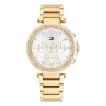 Tommy Hilfiger Emily Quartz Stållänk Vit