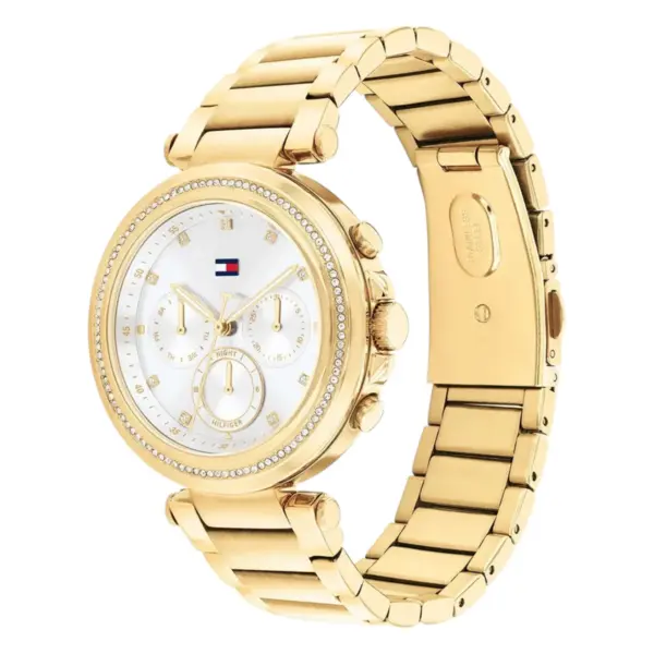 Tommy Hilfiger Emily Quartz Stållänk Vit, bild 2