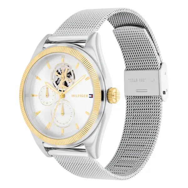 Tommy Hilfiger Monica Quartz Milaneselänk Silver, bild 2