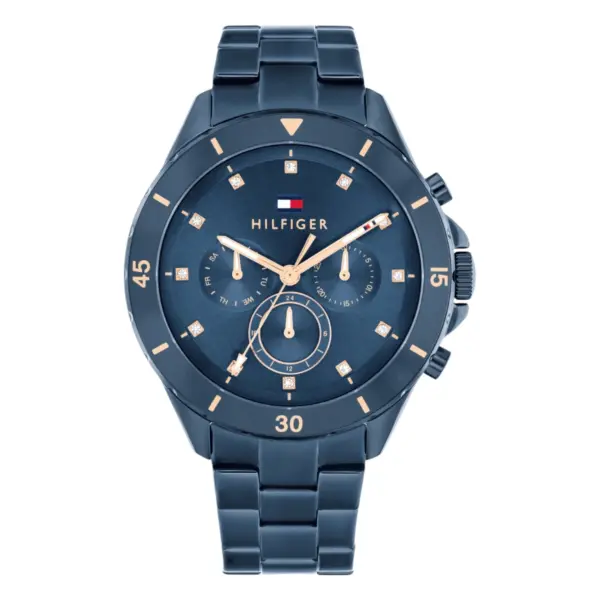 Tommy Hilfiger Mellie Quartz Stållänk Blå