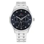 Tommy Hilfiger Gianna Quartz Stållänk Mörkblå