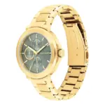Tommy Hilfiger Lori Quartz Stållänk Grön